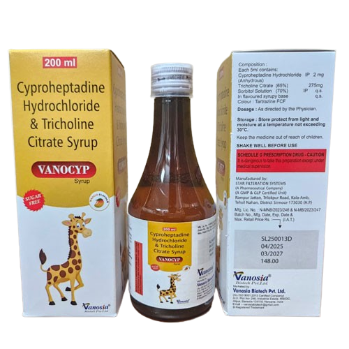 VANOCYP SYRUP (200ml)